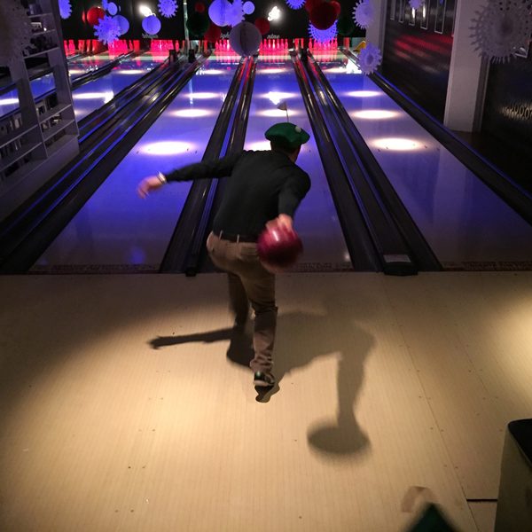 LOM Christmas party scores a perfect strike